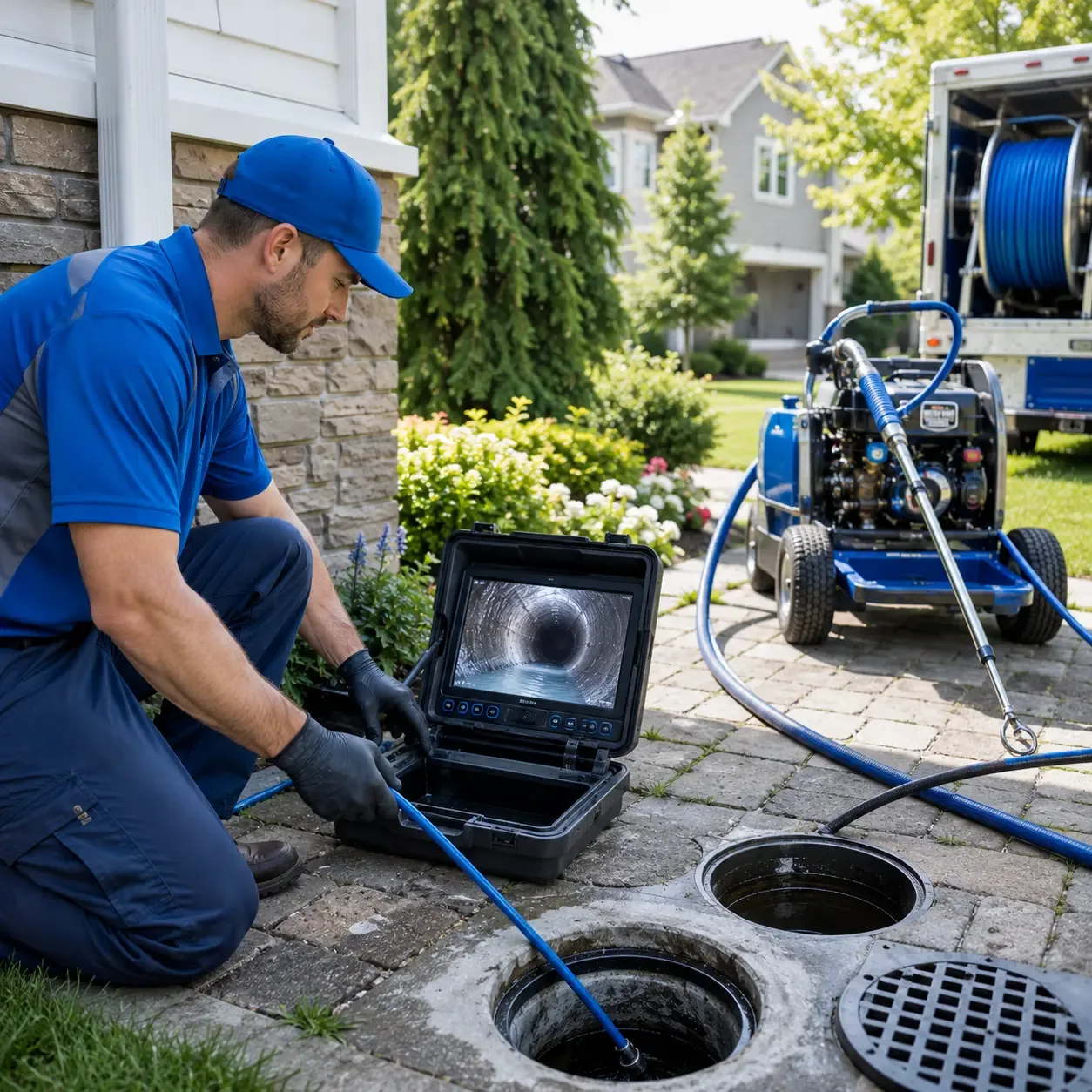 Outdoor drain cleaning professionals serving Ackerly, TX